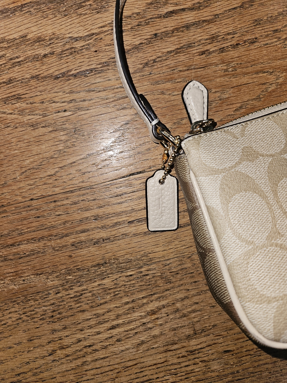 Coach Nolita Cream Signature C mini Bag with Gold Hardware - Picture 2 of 12